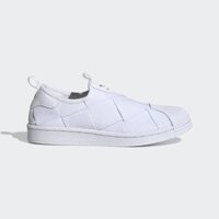 🥄 Giày Adidas Superstar Slip On💙Chính Hãng💙 Giày Sục Nữ Adidas Superstar  Allwhite Gold 2021 [FV3186] Simple Sneaker