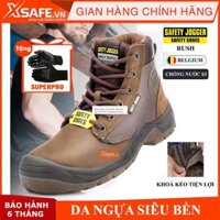 🌽 Giày bảo hộ lao động Jogger Rush S3 da ngựa siêu bền chống thấm nước giày bảo hộ lao động cao cổ