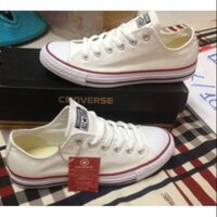 🥀 Giày converse classic trắng cổ thấp real new