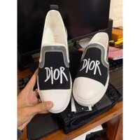 🕞 Giày lười slipon dior đen 11 , Giày thể thao nam nữ Full hộp *