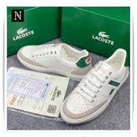 🇫🇮 Giày nam lacoste 3 màu nổi trội đế cao su mềm mại chỉ may chắc chắn bảo hành 6 tháng cho sản phẩm full box