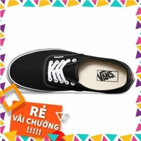 . Giày Sneaker [REAL] Vans-Authentic-Black-White-VN000EE3BLK * .