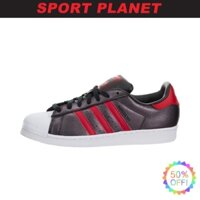 🐱 Giày Thể Thao Adidas Superstar Màu Đen/Trắng/Đỏ (s75874) Kiểu Dáng Thể Thao 8-10