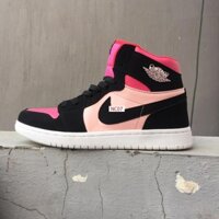 🎁  Giày thể thao nam nữ Nike Jordan Panda JD1 Hồng Đỏ vạch đen Cổ Cao 🏂🏻