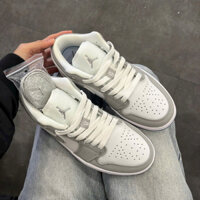 𝗠𝗶𝗻𝘁𝗦𝘁𝗼𝗿𝗲🦋 Giày sneaker xám trắng đế xanh thấp cổ