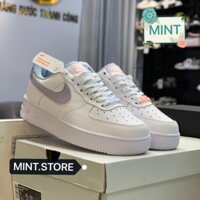 𝗠𝗶𝗻𝘁𝗦𝘁𝗼𝗿𝗲🦋 Giày Sneaker Trắng Viền Phối Hồng Xanh Pastel