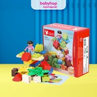 ( GIFT ) Bộ đồ chơi Xếp Hình Creto Babyhop An Toàn Cho Bé Ngôi nhà Hạnh Phúc