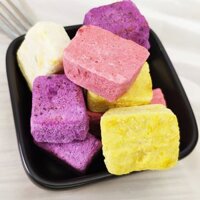 [ Giòn thơm - cực ngon ] Combo 100g Sữa chua khô sấy lạnh vị trái cây thơm ngon giòn tan bổ dưỡng tốt cho đường tiêu hóa