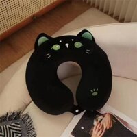 ❈ ❈ Gối du lịch đường dài cổ hoạt hình dễ thương Kinh tuyến Devil Gối cổ hình chữ U Máy bay di động Gối cổ Gối ngủ BH250223A