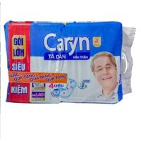 { GÓI LỚN SIÊU TIẾT KIỆM }Tã Dán Caryn Siêu Thấm ML40 / M40  TẶNG KHĂN ƯỚT NGƯỜI LỚN CARYN