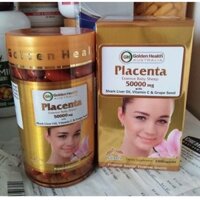 [ GOLDEN HEALTH] Viên uống nhau thai cừu- Placenta Baby Sheep 50.000mg hộp 100 viên. Viên uống đẹp da, chống lão hoá