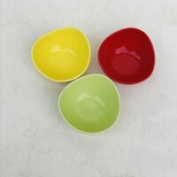 { GỐM BÁT TRÀNG XUẤT KHẨU} 01 Bát Đựng Nước Chấm Tam Giác Nhỏ Độc Đáo/ Trang Trí Bàn Ăn Gia đình, Nhà hàng, Quán Cafe