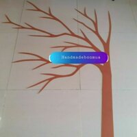 { H64 - 180 x 110cm } 1 THÂN CÂY XỐP  / 1 NHÁNH CÂY XỐP - Hình trang trí lớp học, mầm non, tường nhà.....