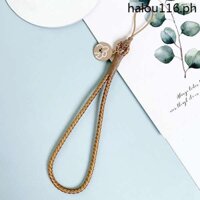 · Hand-woven wrist strap hand strap làm mới mùa hè điện thoại di động mặt dây chuyền anti-slip anti-lost mobile phone chain lanyard pen