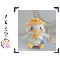 [ Handmade Crochet] Gấu bông con vịt cute móc bằng len