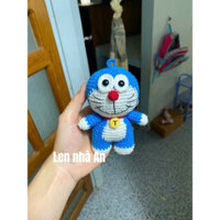 [ handmade] Móc khoá doremon len handmade. Móc khoá doremon dễ thương [ảnh thật]