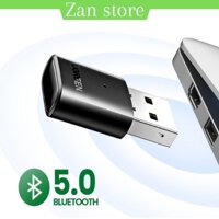 { Hàng Auth - UGREEN } USB Bluetooth 5.0 Bộ điều hợp Dongle 4.0 cho PC Loa Chuột không dây Âm nhạc Bộ thu âm thanh