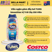 [ HÀNG BAY AIR ] Viên Ngậm Giảm Đầy Hơi TUMS Smoothies Vị Trái Cây 250 Viên
