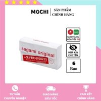 [ HÀNG CAO CẤP ] Bao Cao Su Siêu Mỏng SAGAMI ORIGINAL 0.02 - HÀNG NHẬP KHẨU  (HỘP 6 CHIẾC)