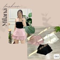 [ Hàng Cao Cấp ] Chân váy bèo 2 Tầng xòe MILANA chất liệu cotton pha phù hợp mặc đi chơi