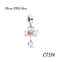 ( HÀNG CAO CẤP ) CHARM PAN ALE TREO HOA CỎ BỐN LÁ BẠC S925 THUẦN KHIẾT