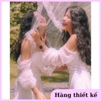 ( Hàng cao cấp ) Đầm dự tiệc trắng ôm body tay phối lưới đính hạt sang trọng bậc nhất Vani Dress