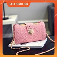 [ HÀNG CAO CẤP ]Túi Đeo Chéo Nữ Da Sần Dây Màu Gold Cao Cấp T60465