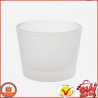 ( HÀNG CHẤT ) CỐC ĐỰNG NẾN THỦY TINH MỜ 58.5x45MM