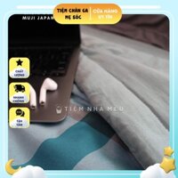 [ HÀNG CHÍNH HÃNG ] ( Freeship - 4/5 Món ) Bộ Chăn Hè Ga Gốí Đũi Muji Siêu Mềm Mịn Cao Cấp Phong Cách Nhật Chuẩn Tem Mac