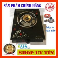 [ HÀNG CHÍNH HÃNG ] Bếp Gas Đơn Kính DYNAMIC + Bộ Van Dây HÀN QUỐC-Bếp Đẹp -Chắc Chắn -Lửa Xanh -Tiết Kiệm gas-BH -24T