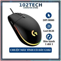 [ Hàng Chính Hãng ] Chuột máy tinh có dây logitech G102 có đèn led