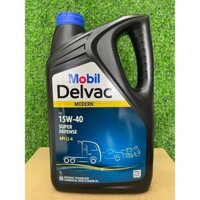 [ HÀNG CHÍNH HÃNG ] Dầu nhớt động cơ xe tải Mobil Delvac 15W-40 (5 Lít)