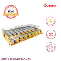 [ HÀNG CHÍNH HÃNG ETON] [K288] Bếp nướng BBQ, nướng hàu, nem nướng Nha Trang, nướng chân gà... loại 8 họng dài