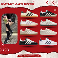 [ Hàng chính hãng ] Giày thể thao Adidas Samba mẫu mới phối màu đen trắng hàng Chuẩn Outlet full Box