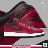 😘 [ HÀNG CHÍNH HÃNG ] Giày Air Jordan 1 Low ' Reverse Red ' ( 553560-605 ) - REAL AUTHETIC 100%