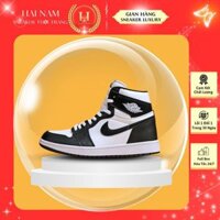 [ Hàng chính hãng ] Giày Jordan 1 High Black White, Giày JD1 cổ cao Panda nam nữ full box