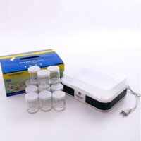 [ HÀNG CHÍNH HÃNG] Máy làm sữa chua Chefman 12 cốc thủy tinh