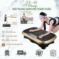 [ HÀNG CHÍNH HÃNG ] Máy Rung Lắc Toàn Thân Giảm Béo Hiệu Quả - Thiết Bị Giảm Cân, Máy Tập Giảm Mỡ Bụng - Kết Nối Ng