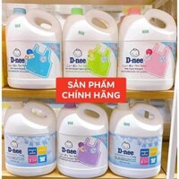 [ Hàng chính hãng] Nước Giặt Xả Dnee Thái Lan Chính Hãng 3000ml