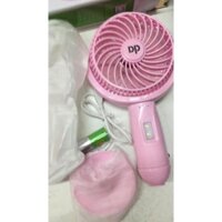[ HÀNG CHÍNH HÃNG ] QUẠT DP 7606 SẠC CẦM TAY – ĐỂ BÀN - KÈM ĐÈN PIN SIÊU SÁNG