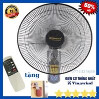 [ HÀNG CHÍNH HÃNG ] Quạt treo tường Vinawind QTT-400XHĐ (có điều khiển)-Điện Cơ Thống Nhất Hẹn giờ 120 phút -quạt êm