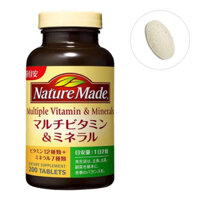 [ Hàng Chính Hãng ]Vitamin tổng hợp Nature Made Multiple Vitamin Nhật Bản.