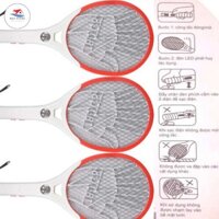 { Hàng chính hãng} Vợt bắt muỗi  G8 - 620- Vợt muỗi 2 trong 1, vợt muỗi kết hợp đèn pin