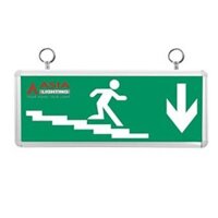 { Hàng chính_hãng}Đèn led Exit chỉ dẫn Asia ECX-01 ECL-01 Đèn chỉ dẫn lên xuống cầu thang 1 mặt, Công suất 3W