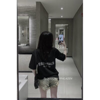 [ Hàng chuẩn] Áo phông form rộng esen nhũ cao su logo