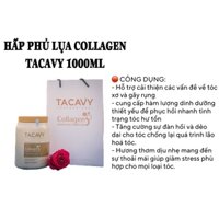 [ HÀNG CHUYÊN SALON] Ủ tóc TACAVY, Kem Hấp Phủ Lụa Tái Sinh Tóc,Dành Cho Tóc Khô Xơ Trẻ Ngọn 1000ml|Thơm Hương Nước Hoa