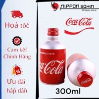 [ Hàng có ngay] [* * siêu Combo 5 chai*] Coca nắp vặn Nhật Bản 300ml coca chai nhôm.