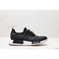 _ Hàng có sẵn 100% nguyên bản adidas NMD R1 Classic Running Shoes Series Màu mới phù hợp với co giãn đan trên