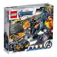 [ Hàng có sẵn ] Lego 76143 Captain America và xe tải Hawkeye’s LEGO® Avengers