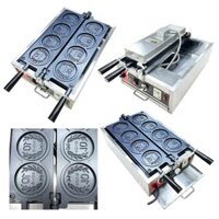 🌟 **[**HÀNG CÓ SẴN**] Máy Làm Bánh Đồng Xu Phô Mai 10 Won Hàn Quốc: Sáng Tạo Bánh Phô Mai Tại Nhà Với Khuôn 3c, 4c** 🧀